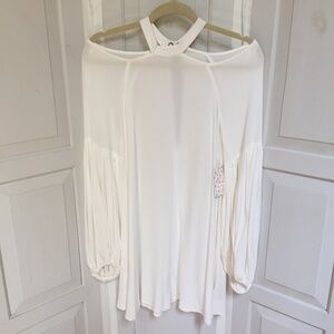 Free People Ivory Mini Dress / Long Tunic